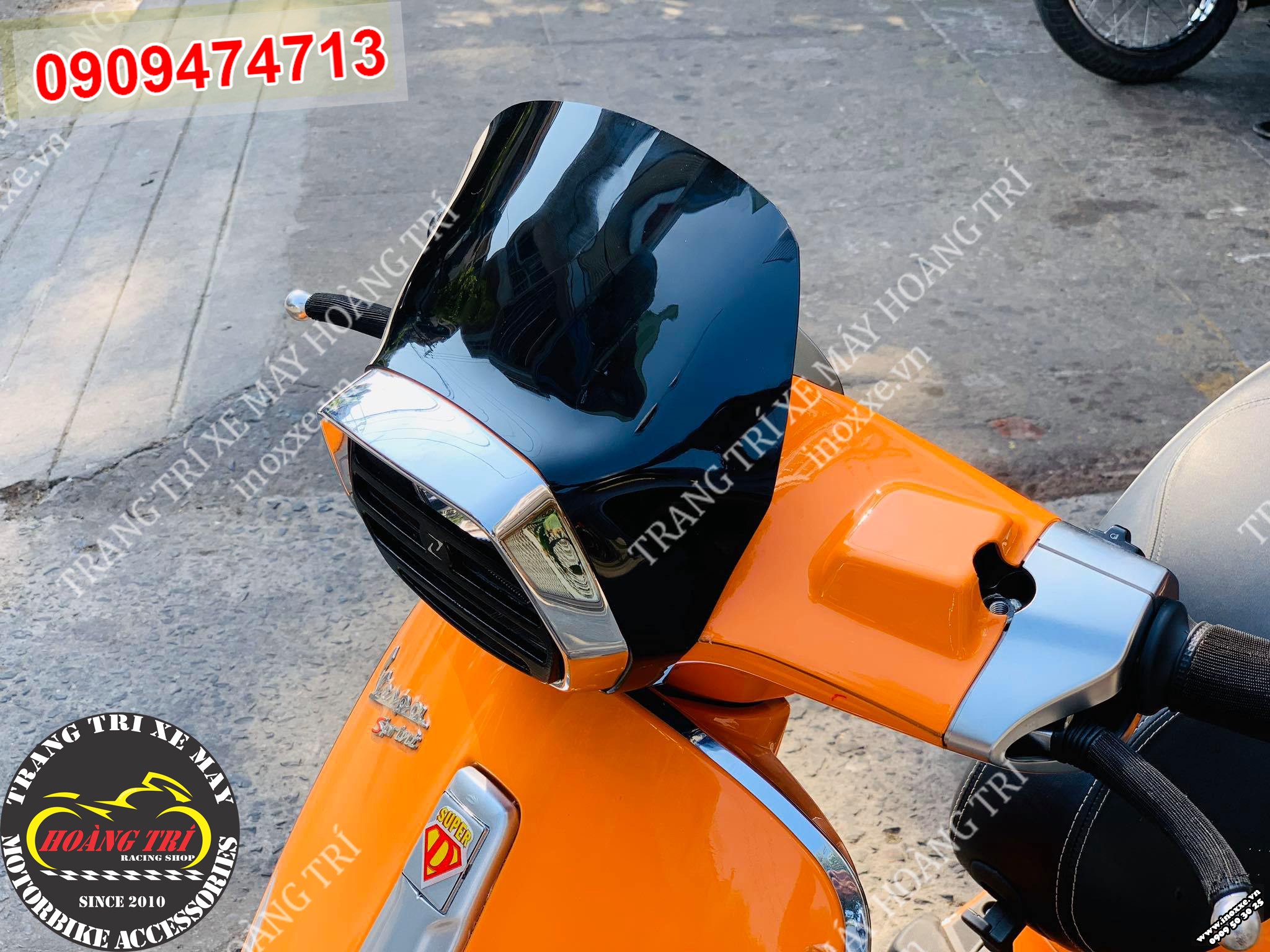 Kính chắn gió HTR V2 cho xe Vespa Sprint